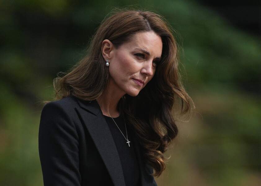 Kate Middleton, la nouvelle princesse de Galles, devant Sandringham le 15 septembre 2022