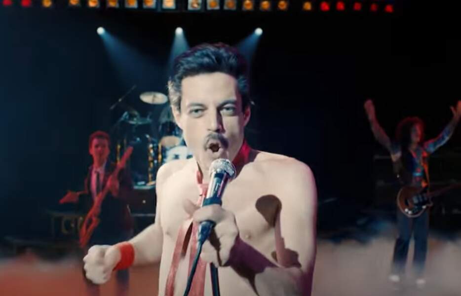 Rami Malek dans la peau de Freddie Mercury dans le film Bohemian Rhapsody