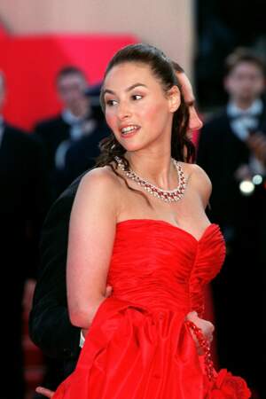 Vanessa Demouy au festival de Cannes en 2000 (27 ans)