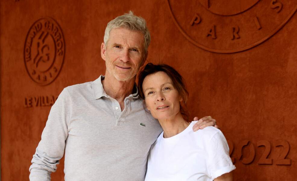 Denis Brogniart et sa femme Hortense, avec qui il est marié depuis 2007.