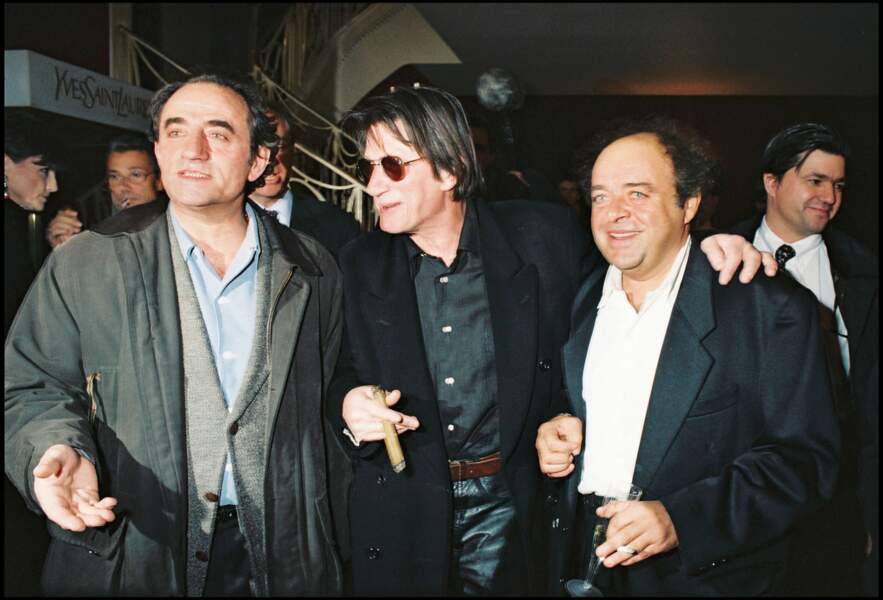 En 1993, Richard Bohringer avec Jacques Dutronc et Jacques Villeret lors de la Cérémonie des Lumières.