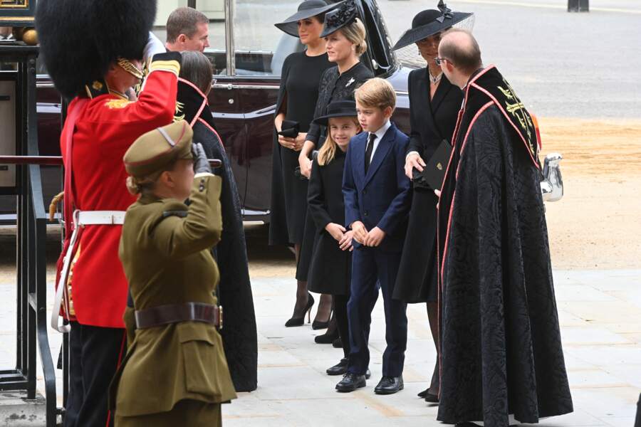 Obsèques de la reine Elizabeth II : Meghan Markle, Sophie de Wessex, la princesse Charlotte, le prince George et Kate Middleton