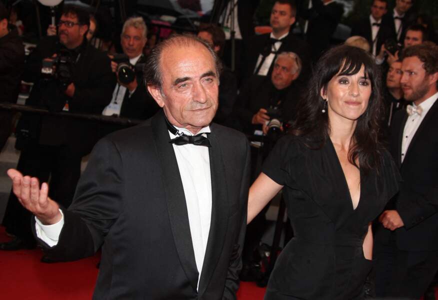 En 2012, Richard Bohringer et sa fille Romane Bohringer lors du festival de Cannes.