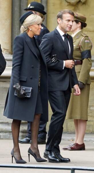 Obsèques de la reine Elizabeth II : Brigitte et Emmanuel Macron