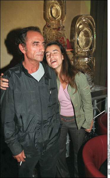 En 2002, Richard Bohringer et sa fille Romane Bohringer lors d'une soirée à L'Etoile.