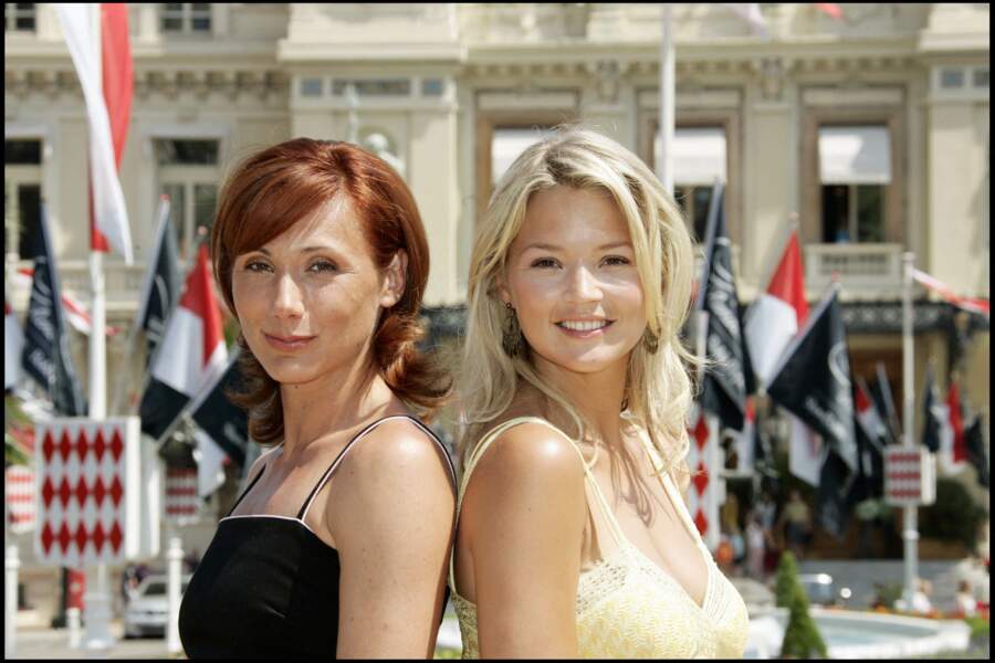 En 2005, Virginie Efira (28 ans) et Frédérique Courtadon au 45ème Festival de Télévision de Monte Carlo