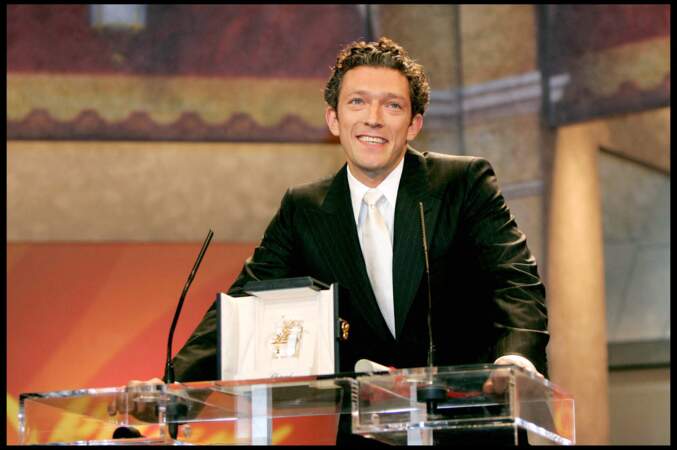 En 2004, Vincent Cassel (38 ans) lors de la cérémonie de clôture du Festival de Cannes