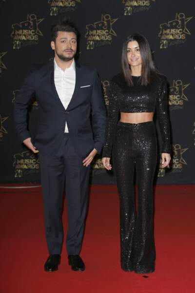 Jenifer Bartoli (36 ans) et Kev Adams lors de la 20e cérémonie des NRJ Music Awards au Palais des Festivals à Cannes, en 2018