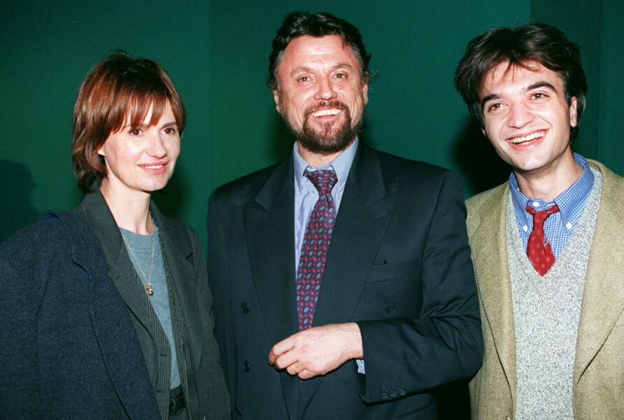 Au milieu des années 90, Miou-Miou rencontre ensuite Thomas Langmann, à droite sur la photo