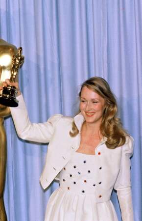 Meryl Streep (30 ans) joue notamment dans Kramer contre Kramer en 1979 et reçoit un premier Oscar : celui de la meilleure actrice de second rôle