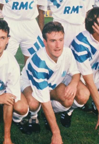 Didier Deschamps évolue à l’Olympique de Marseille où il a remporté la Coupe de France en 1990 - 1992. Il avait 24 ans en 1992.