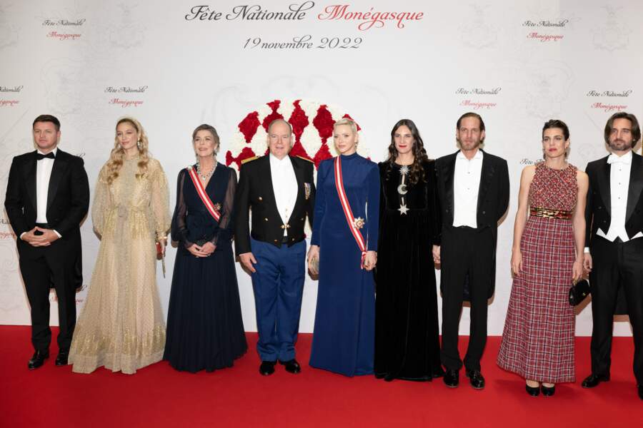Fête nationale de Monaco : la famille réunie pour la soirée