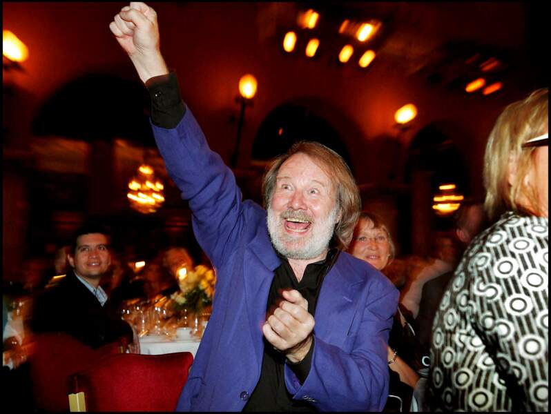 Benny Andersson remporte le prix Swedish composers of popular music, à Stockholm, en 2005 (59 ans).