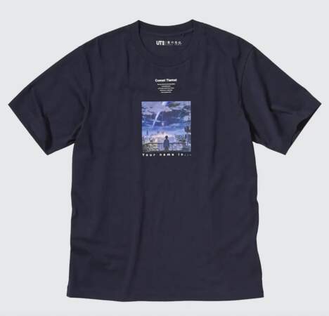 T-shirt Your Name Makoto Shinkai Uniqlo, 19,90 euros