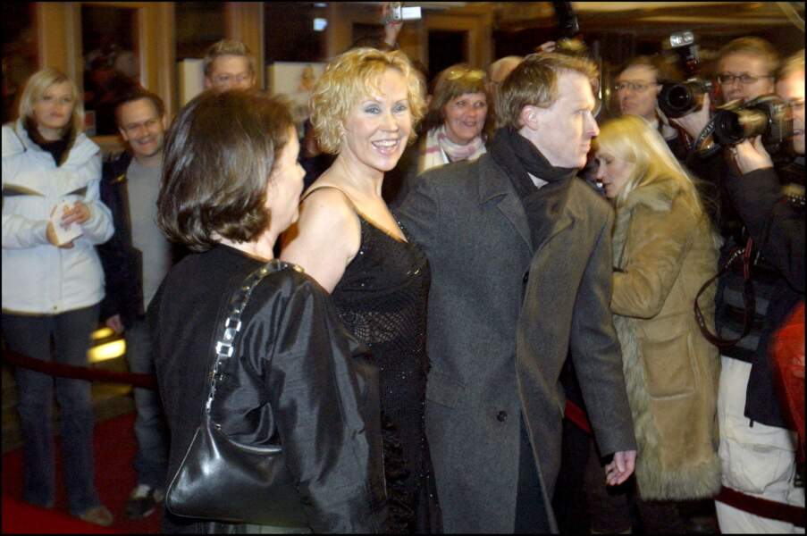 Agnetha Fältskog (55 ans) au spectacle Musical Mamma Mia! à Stockholm, en 2005.