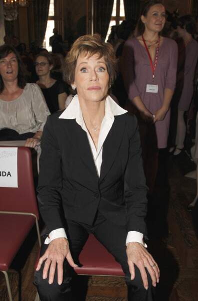 L'année 2010, Jane Fonda (73 ans) reçoit la grande médaille de Vermeil de la ville de Paris