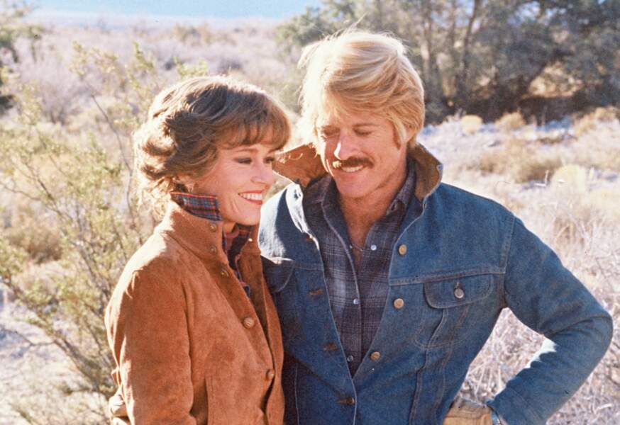 En 1980, Jane Fonda (43 ans) et Robert Redford tournent le film Le Cavalier électrique