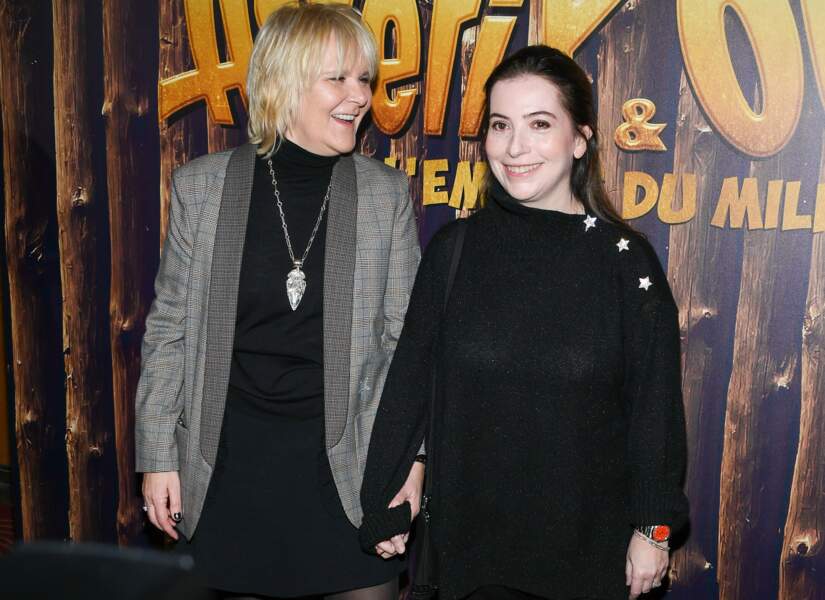 Sylvie Uderzo et Anne Goscinny les filles des célèbres créateurs d'Astérix et Obélix viennent visionner l'adaptation au cinéma de l'œuvre de leurs pères