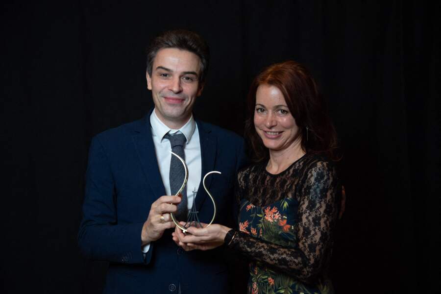 Amandine Fredon et Benjamin Massoubre remportent le trophée du meilleur film d'animation pour leur film Le petit Nicolas, qu'est-ce qu'on attend pour être heureux ? 
