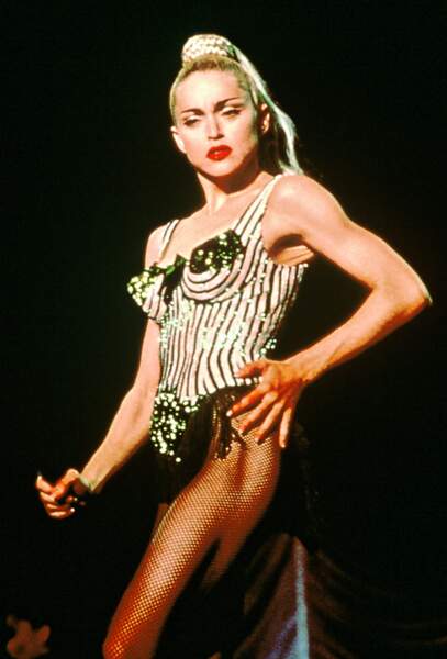 En 1990, Madonna (32 ans) décroche un second rôle aux côtés de Warren Beatty dans Dick Tracy.