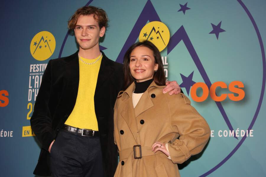Louis Albi et Enola Cox de la Star Academy 2022 au 26ème Festival International du Film de Comédie de l'Alpe d'Huez