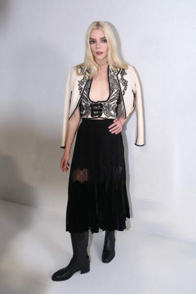 Défilé Christian Dior Haute Couture Printemps - Eté 2023 : Anya Taylor-Joy