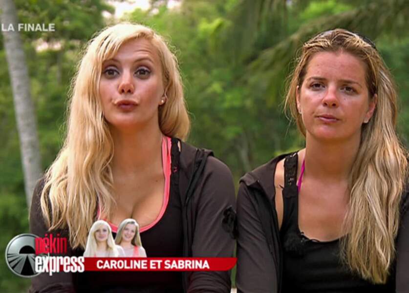 Caroline et Sabrina ont gagné Pékin Express 2014.
