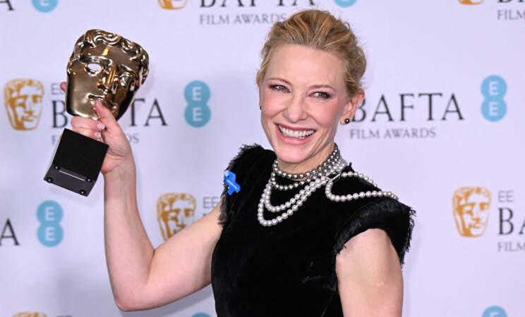 76e cérémonie des British Academy Film Awards (BAFTA) - Cate Blanchett a remporté le trophée de la meilleure actrice