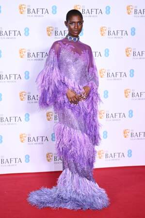 76e cérémonie des British Academy Film Awards (BAFTA) - Jodie Turner-Smith, l'actrice anglaise, est présente en tant qu'invitée