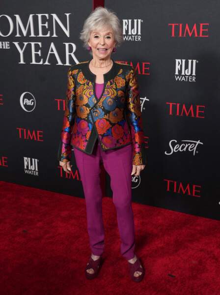 L'actrice Rita Moreno, qui a déjà posé en couverture du Time était invitée à l'événement
