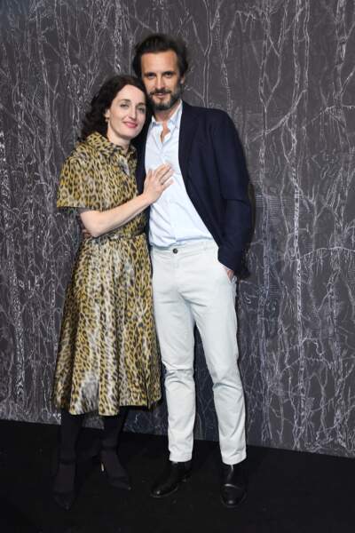 Eva Jospin et son mari Adriano Valerio : vernissage de l'exposition Ruinart Promenade en Champagne au Carreau du Temple à Paris.