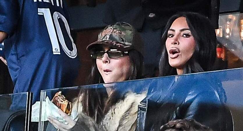 Kim Kardashian au Parc des Princes : son fils Saint pose avec Kylian ...