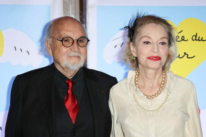 Jean-Louis Livi et sa femme Caroline Silhol au gala de bienfaisance à la Salle Gaveau de l'association Mécénat Chirurgie Cardiaque le 27 mars 2023 à Paris.