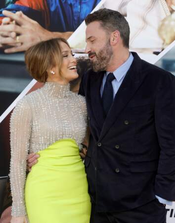 Jennifer Lopez et Ben Affleck à l'avant-première du film Air le 27 mars 2023 à Los Angeles.