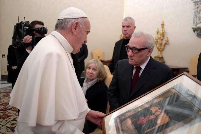 Martin Scorsese était alors à Rome pour présenter son nouveau film "Silence", sur des missionnaires jésuites au Japon. 