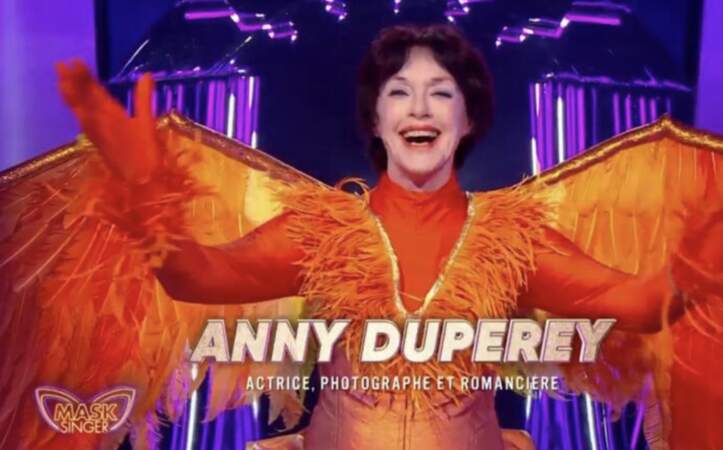 Anny Duperey se cachait sous le costume du Phoenix