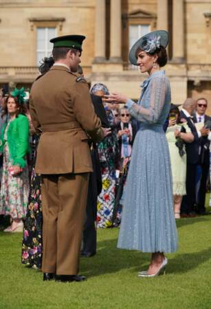 La princesse de Galles dans les jardins de Buckingham Palace, le 9 mai 2023.