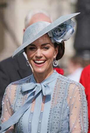 Catherine (Kate) Middleton, princesse de Galles lors d'une Garden Party au palais de Buckingham à Londres, Royaume Uni, le 9 mai 2023.