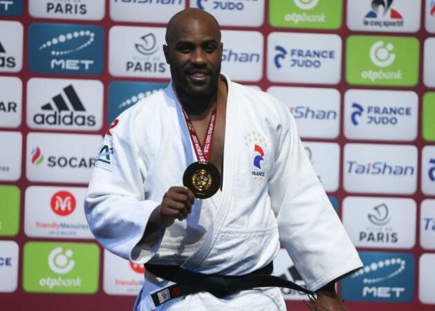 Teddy Riner a décroché la médaille d'or au Paris Grand Slam Judo 2023,  le Tournoi international de Judo Paris Grand Slam, le plus grand au monde à l'AccorArena à Paris le 5 février 2023. 