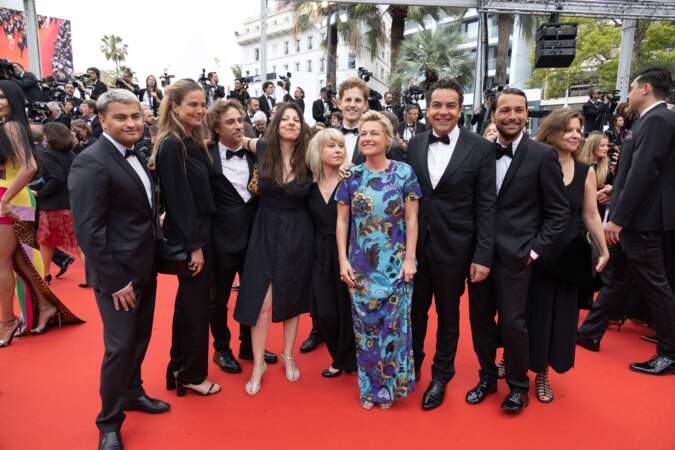 Festival de Cannes 2023 Killers of the Flower Moon : Anne-Elisabeth Lemoine, Patrick Cohen et l'équipe de l'émission C à vous.