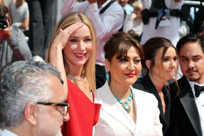 Festival de Cannes 2023 - Montée des marches du film Anatomie d'une chute : Jennifer Lawrence est l'une des productrices du film "Bread and Roses" de Sahra Mani.