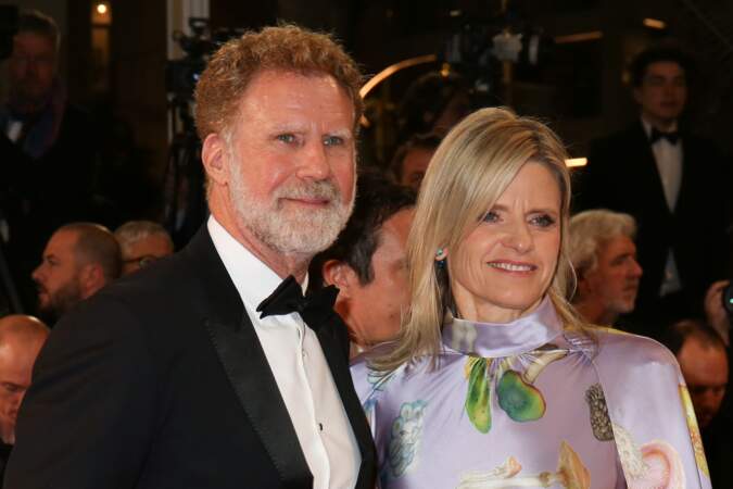 Festival de Cannes 2023 - Montée des marches du film May December : Will Ferrell et sa femme Viveca Paulin