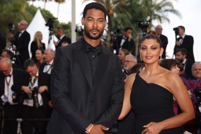 Festival de Cannes 2023 - Montée des marches du film Firebrand (Le jeu de la reine) : Nawell Madani et son mari Djebril Zonga.