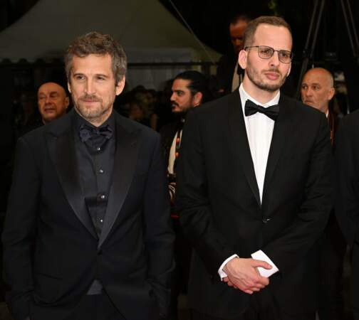 Festival de Cannes 2023 - l'association du cinéma indépendant pour sa diffusion (ACID) monte les marches : Guillaume Canet et Yacine Badday.  