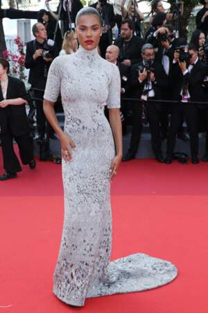 Festival de Cannes 2023 - Montée des marches du film Asteroid City : Tina Kunakey