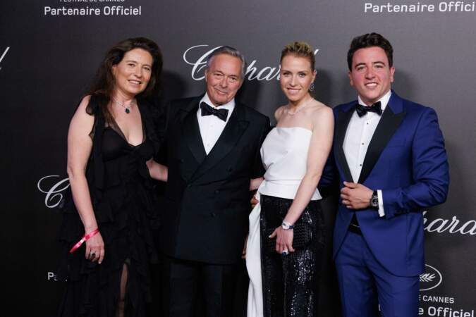 Festival de Cannes 2023 - Soirée Choppard : Christine Scheufele, Karl-Friedrich Scheufele et Caroline-Marie Scheufele