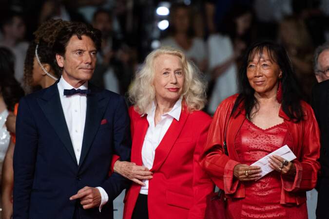 Festival de Cannes 2023 - Montée des marches de Rapito : Brigitte Fossey et Mei-Chen Chalais