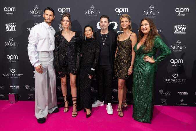 Festival de Cannes 2023 - Soirée Global Gift : Baptiste Giabiconi, Elisa Bachir Bey, Eva Longoria, Richard Orlinski, Sylvie Tellier, Maria Bravo.
