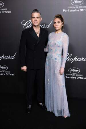 Festival de Cannes 2023 - Soirée Choppard : Robbie Williams et Ayda Field 