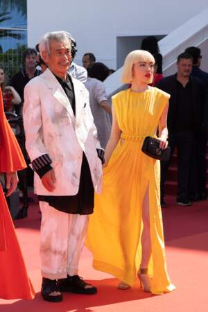 Festival de Cannes 2023 - Montée des marches du film Perfect Days de Wim Wenders : Min Tanaka et Aoi Yamada 